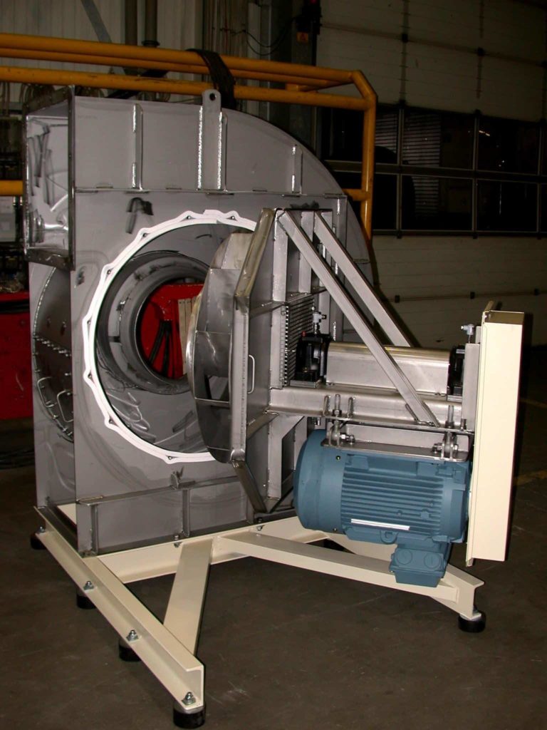 Industrial fan refurbishment in our workshop